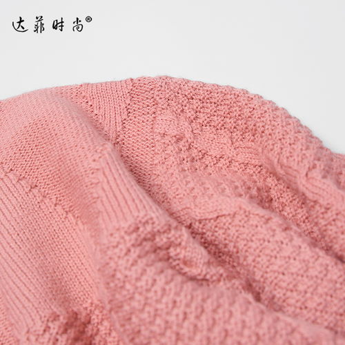 2018秋裝新款優(yōu)雅圓領(lǐng)麻花辮針織套頭毛衣百搭針織開(kāi)叉半裙套裝